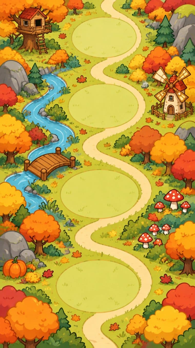 The map of the first world for age 4