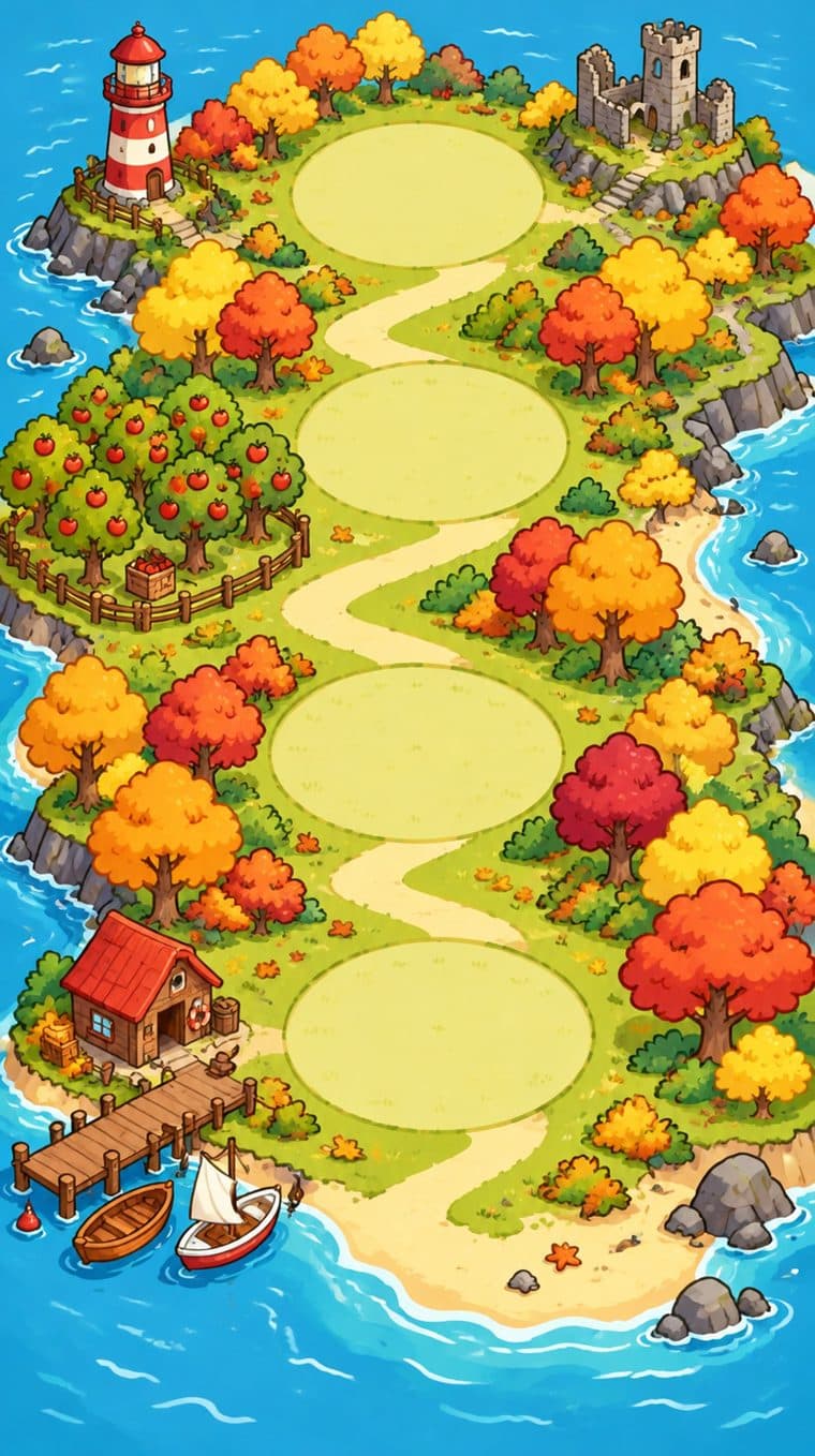 The map of the first world for age 5
