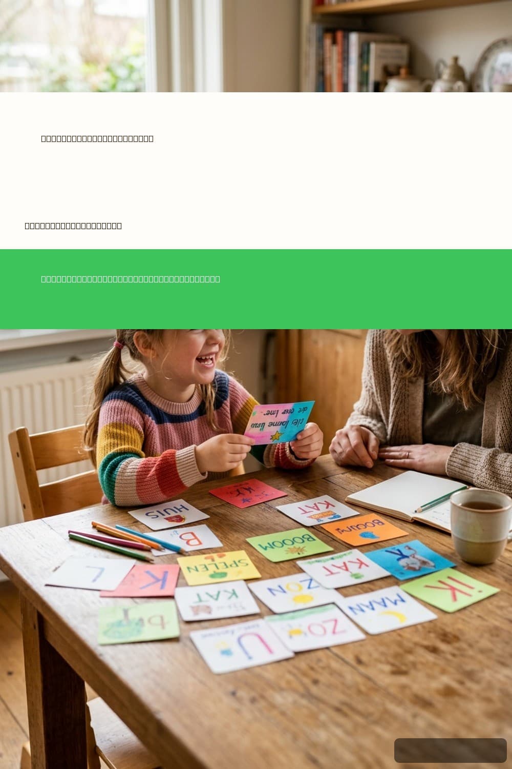 Woordjes lezen oefenen met je 6-jarige: welke methode werkt écht?