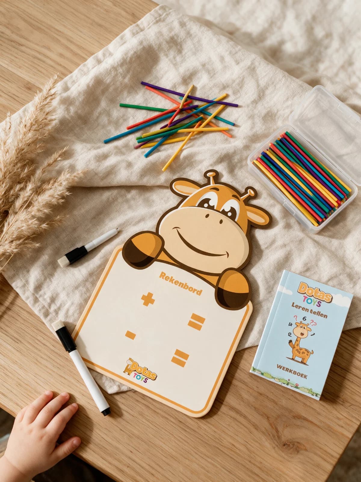DotasToys Rekenbord & Tekenbord – Leren Tellen en Rekenen (3-6 jaar)