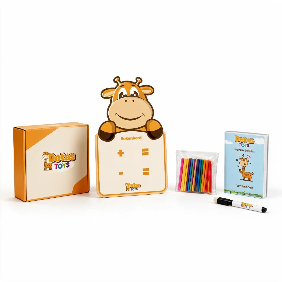 Hoe gebruik je het? DotasToys Rekenbord & Tekenbord – Leren Tellen en Rekenen (3-6 jaar) — Hoe gebruik je het?