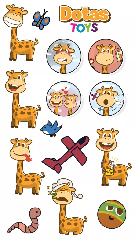 DotasToys 3D Stickervel
