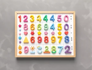 DotasToys rekenbord voor kinderen tijdens educatieve rekenactiviteit