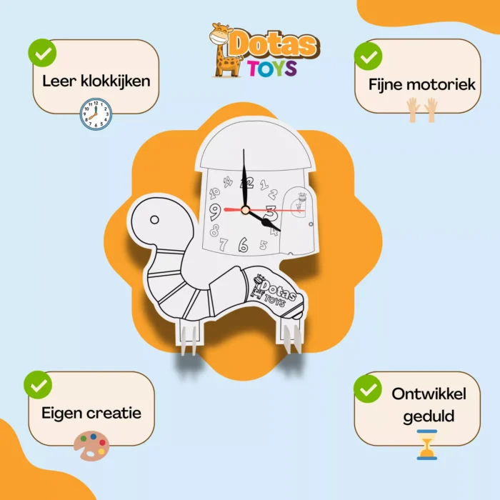 dotastoys kinderklok voordelen