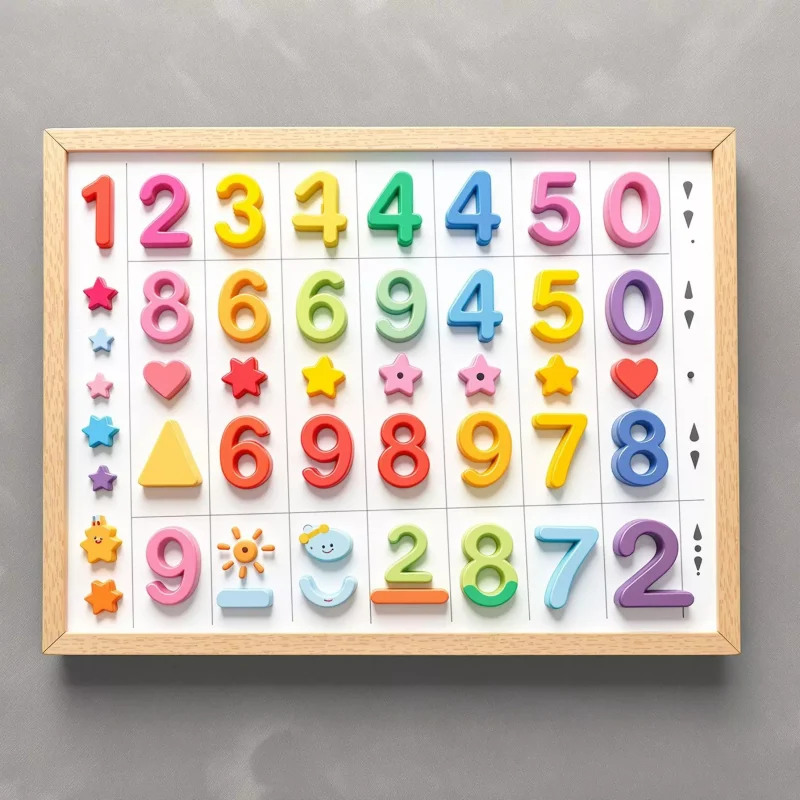 DotasToys rekenbord voor kinderen tijdens educatieve rekenactiviteit